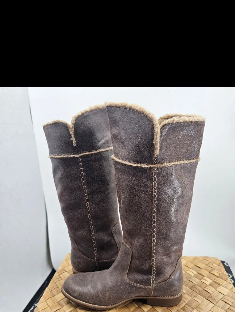 Timberland Brown Leather Tall Boot Size 9